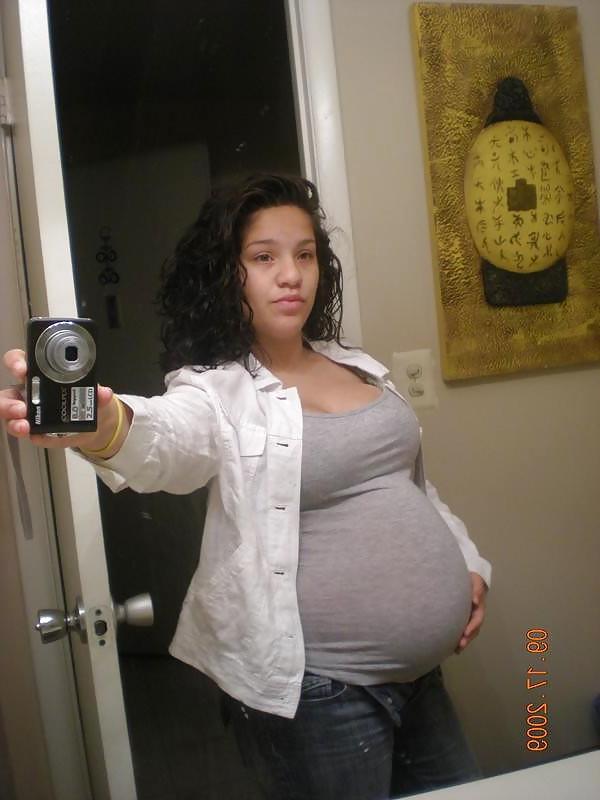 14P Amateur PREGNANT teen selfshot part 4