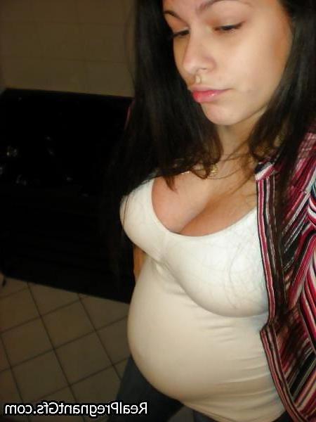 14P Amateur PREGNANT teen selfshot part 4