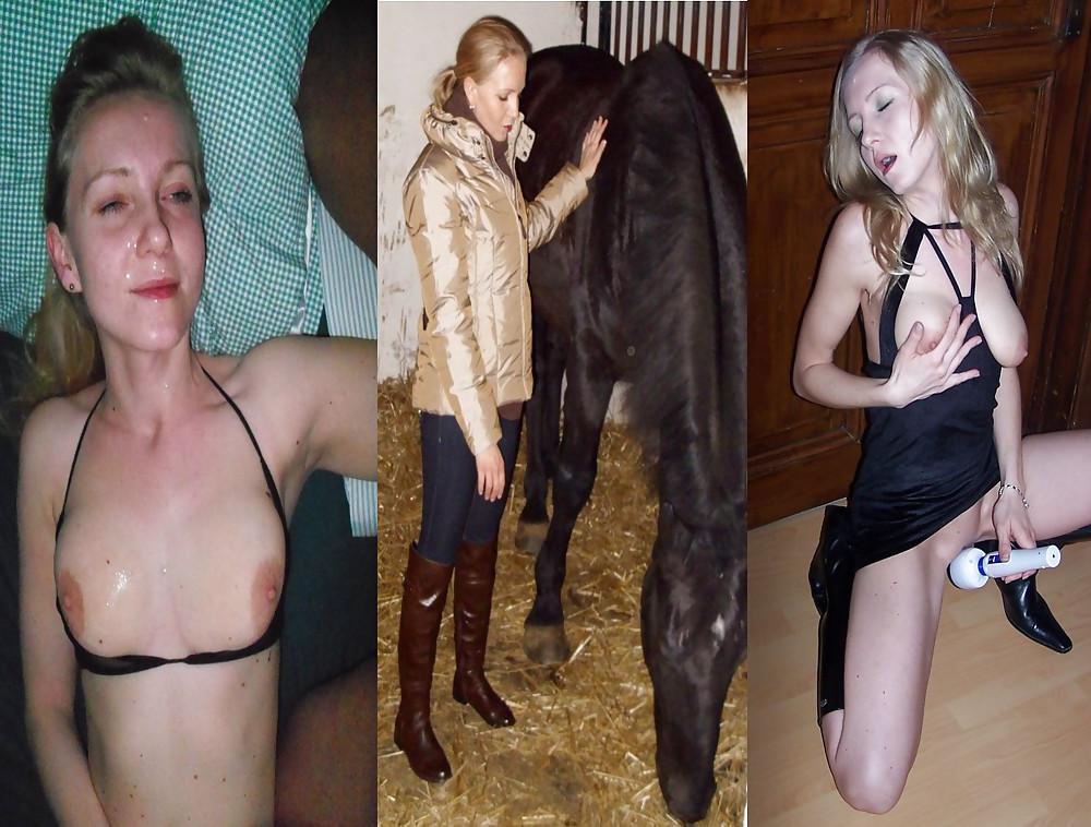 25P Cumslut wife dressed undressed