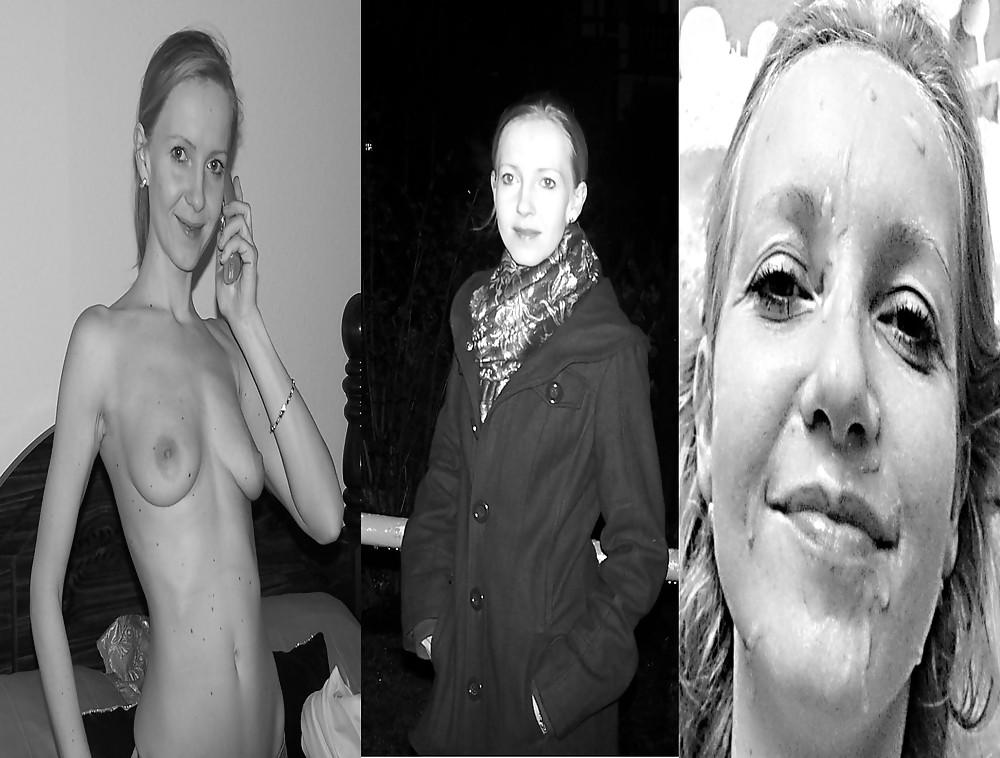 25P Cumslut wife dressed undressed