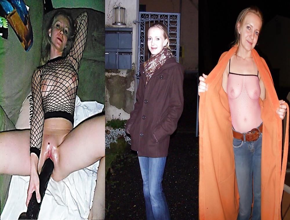 25P Cumslut wife dressed undressed