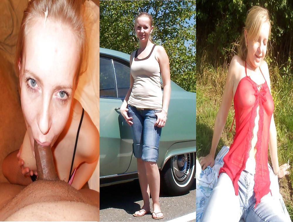 25P Cumslut wife dressed undressed