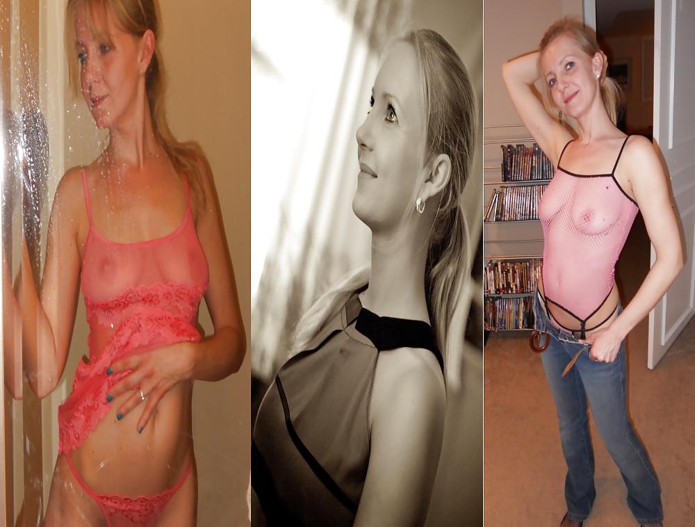 25P Cumslut wife dressed undressed