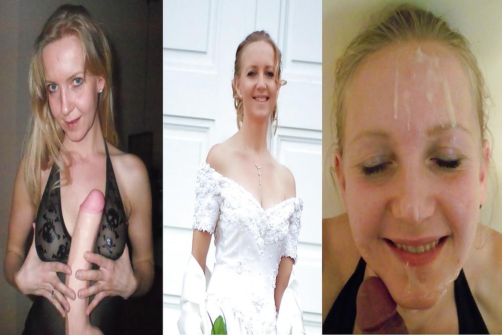 25P Cumslut wife dressed undressed
