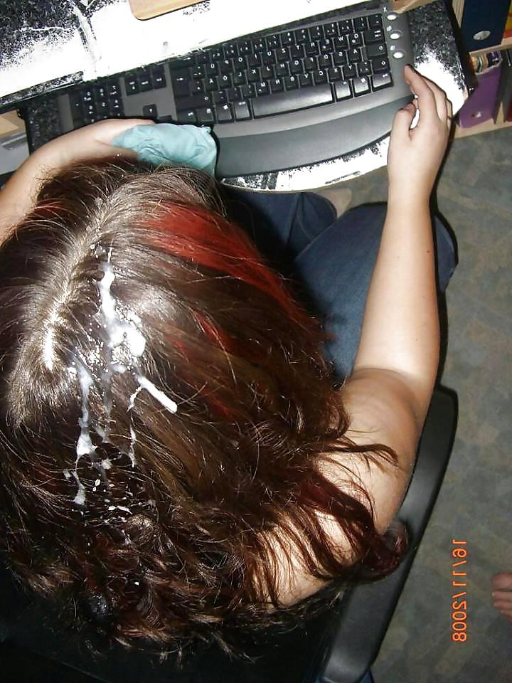 20P Cum on hair