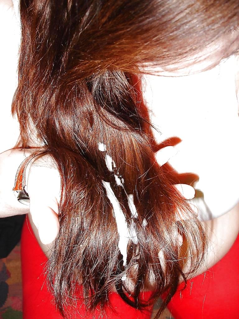 20P Cum on hair