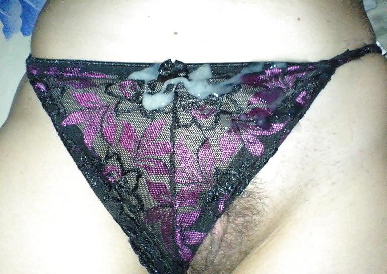 25P Hot cum on panties, we like!
