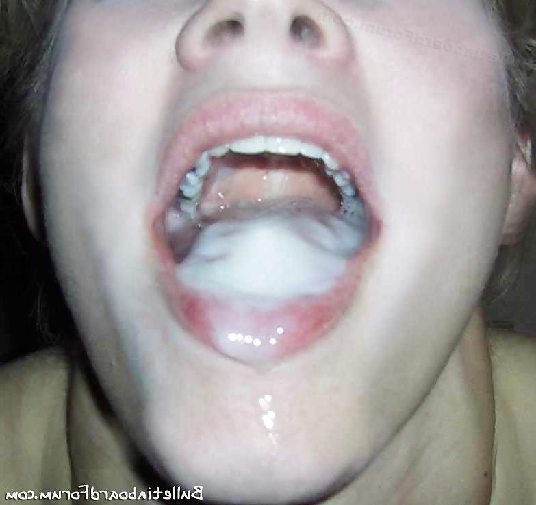 25P Mouths filled with cum