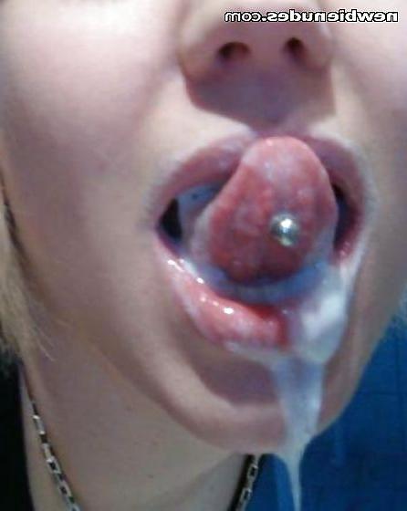25P Mouths filled with cum