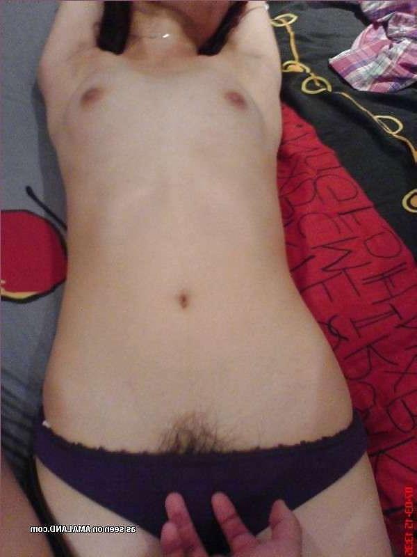 9P Naughty teen in purple undie & black bra