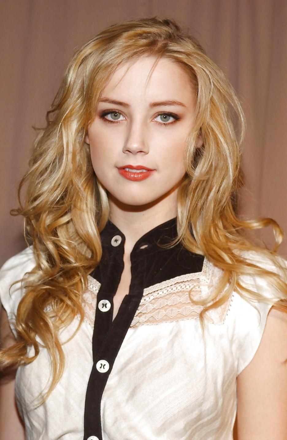 18P Amber Heard - Face Made For Sucking Cock