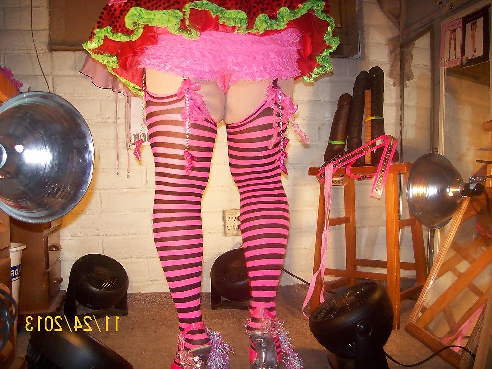 21P Tgirl BBC slut in slutty outfit requested by Black Daddy Jay