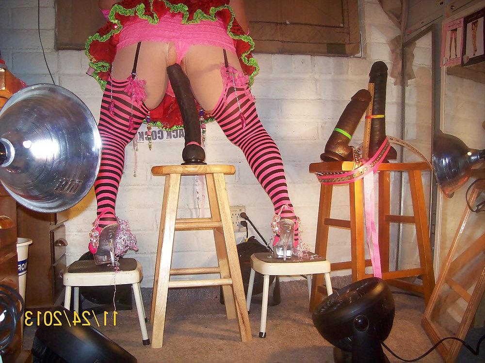 21P Tgirl BBC slut in slutty outfit requested by Black Daddy Jay