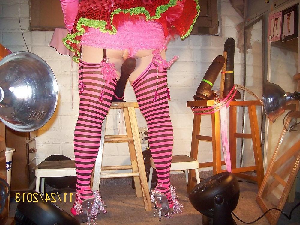 21P Tgirl BBC slut in slutty outfit requested by Black Daddy Jay