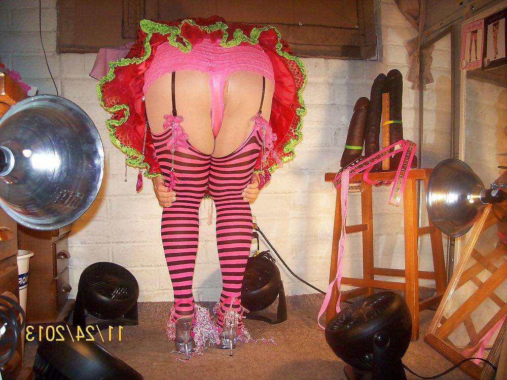 21P Tgirl BBC slut in slutty outfit requested by Black Daddy Jay