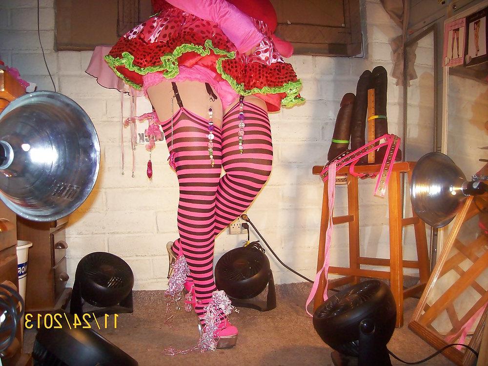 21P Tgirl BBC slut in slutty outfit requested by Black Daddy Jay