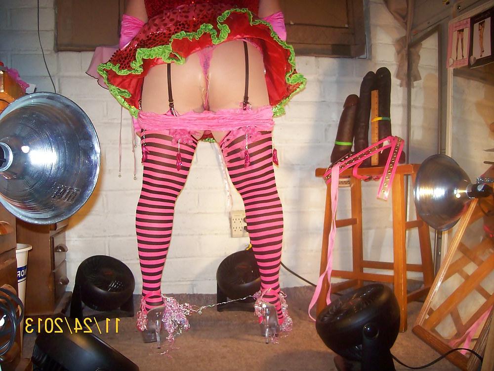 21P Tgirl BBC slut in slutty outfit requested by Black Daddy Jay