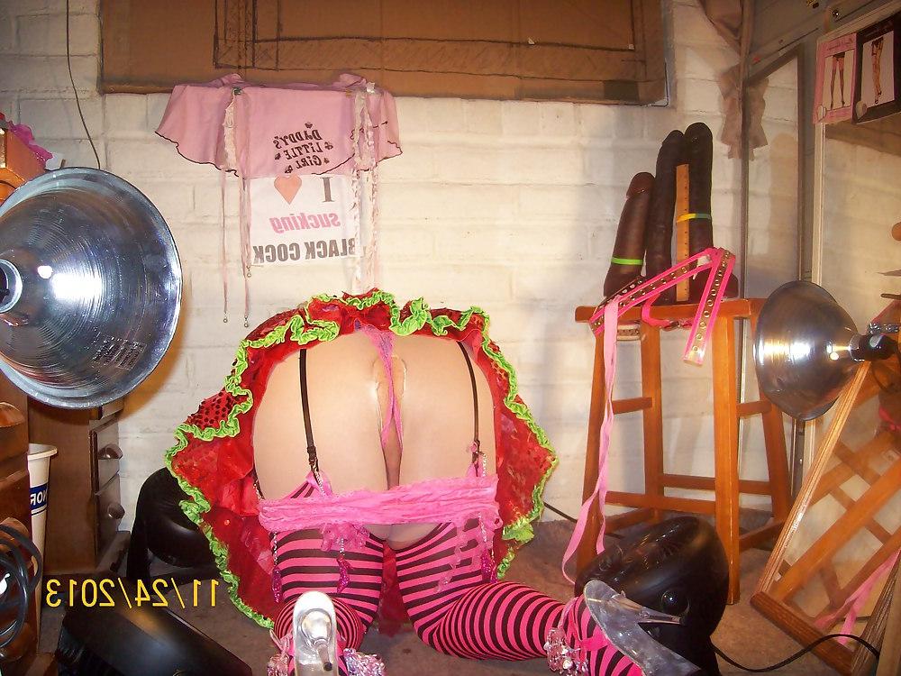21P Tgirl BBC slut in slutty outfit requested by Black Daddy Jay