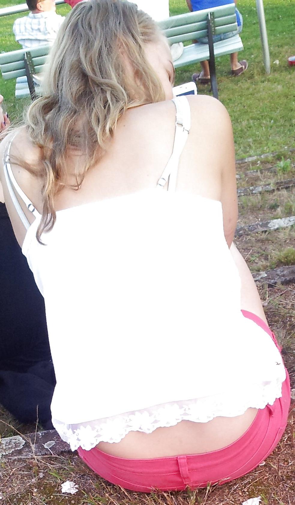 8P Candid girl, bra, voyeur, geile Frau