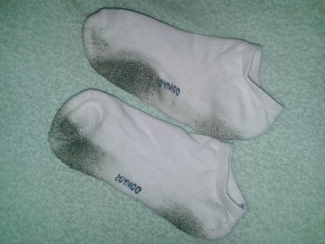 5P Cum on dirty socks