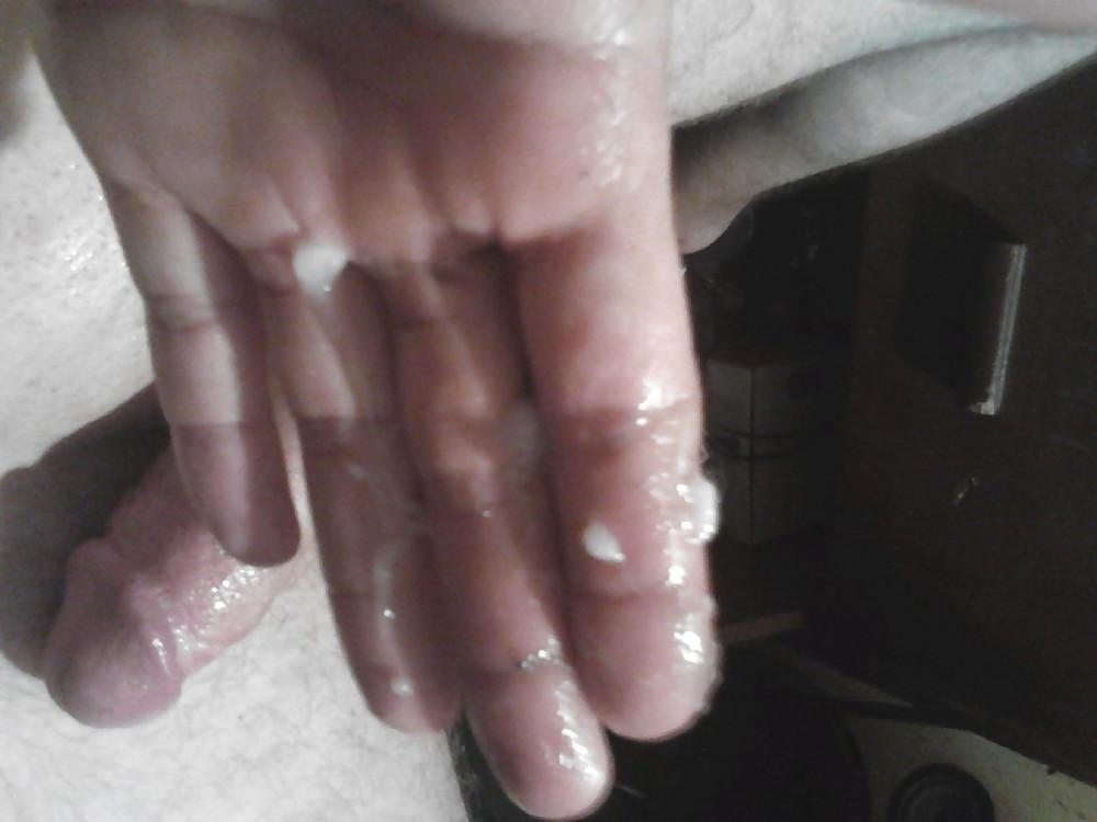 6P My cock and cum on hand