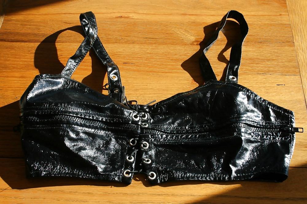 25P PVC bra,garter belts