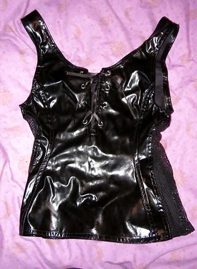 25P PVC bra,garter belts