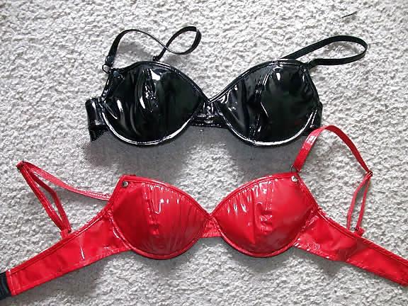 25P PVC bra,garter belts