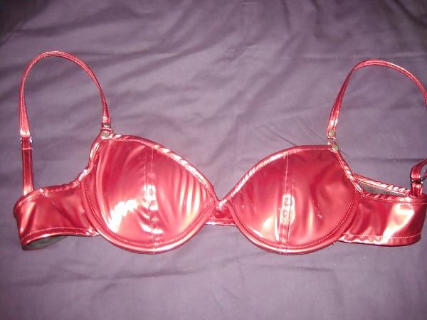 25P PVC bra,garter belts
