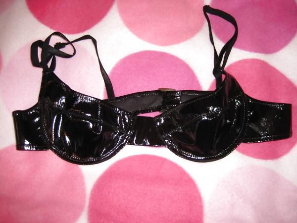 25P PVC bra,garter belts