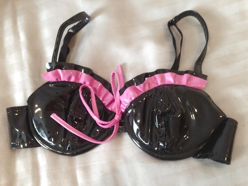 25P PVC bra,garter belts