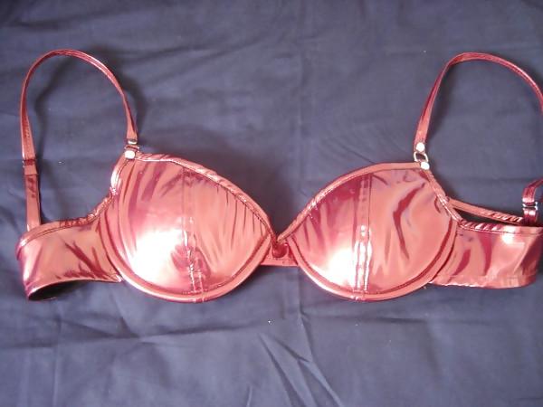 25P PVC bra,garter belts