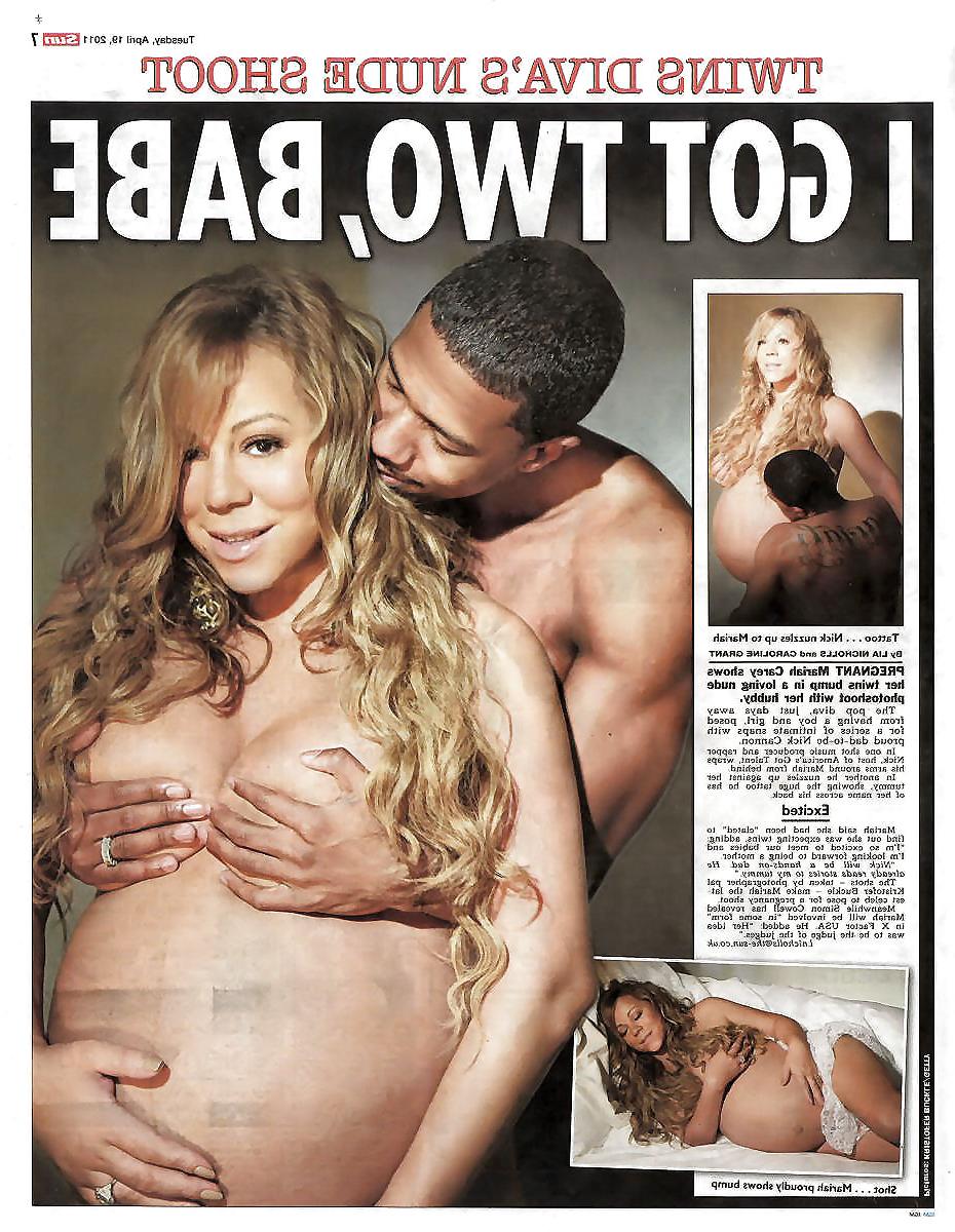 9P MARIAH CAREY - Naked & Pregnant !!! - londonlad