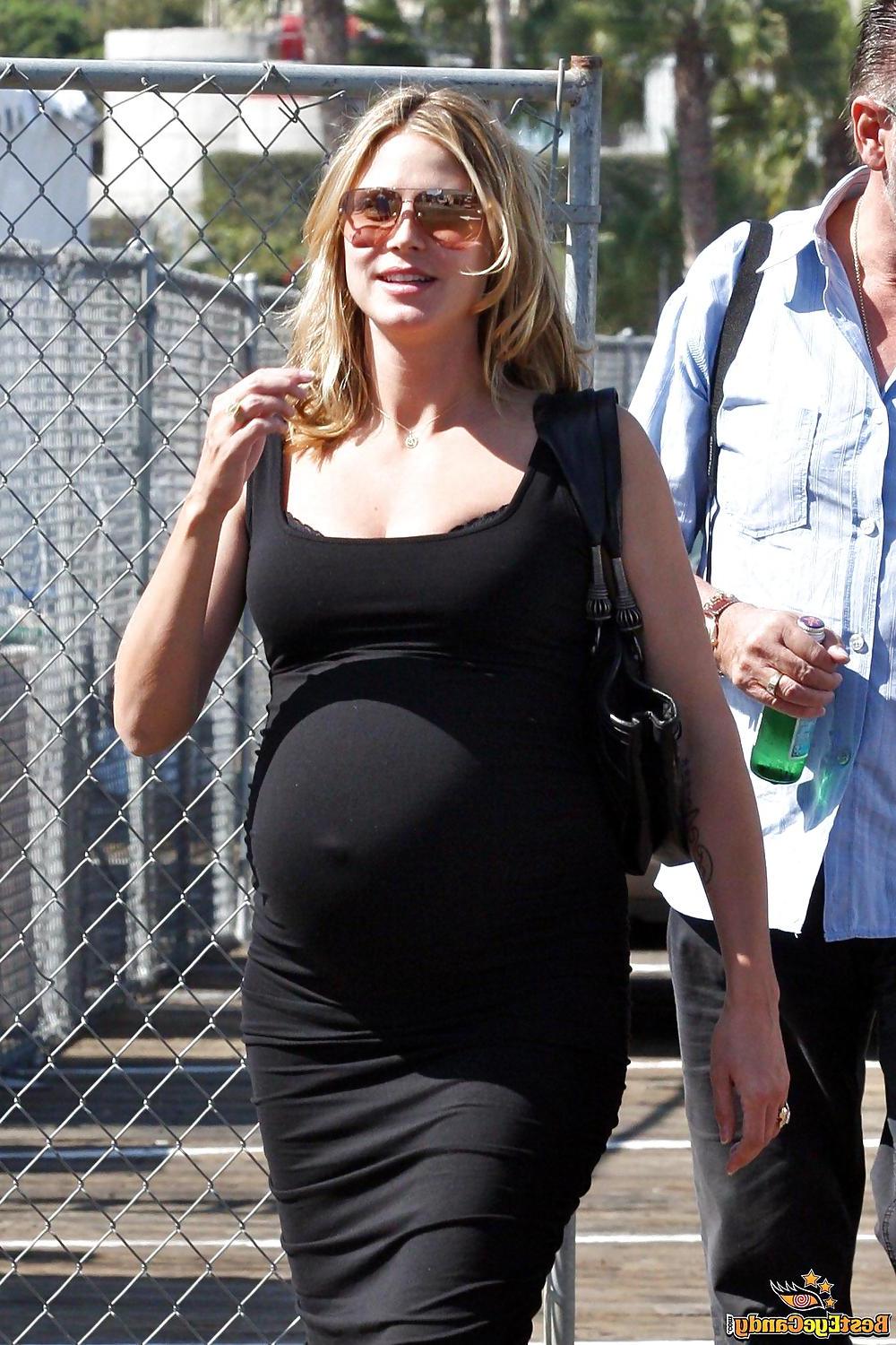 6P Heidi Klum pregnant 