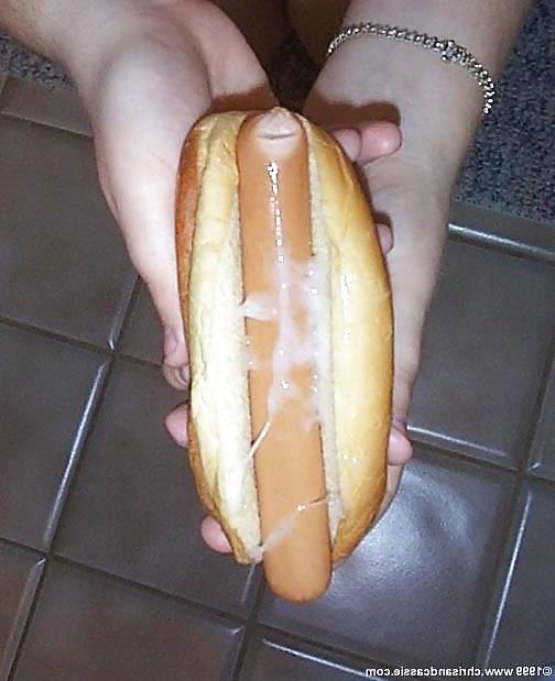 25P Cum on food