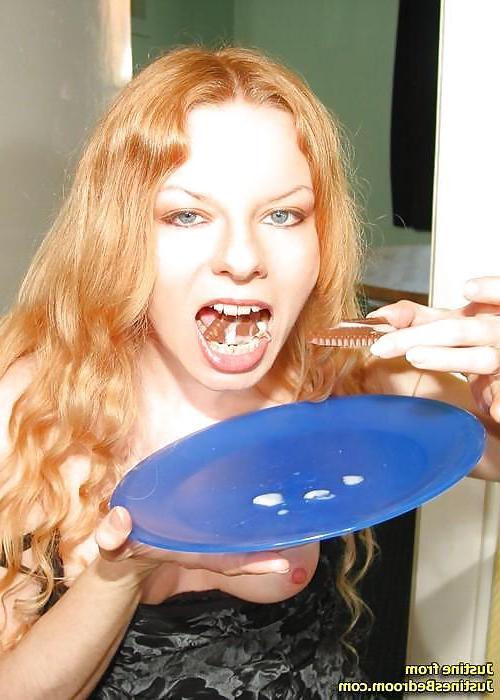 25P Cum on food