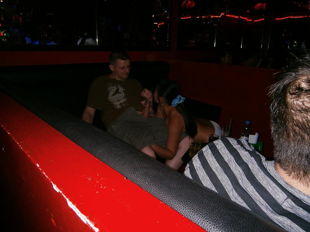 7P Copping a BJ in the bar