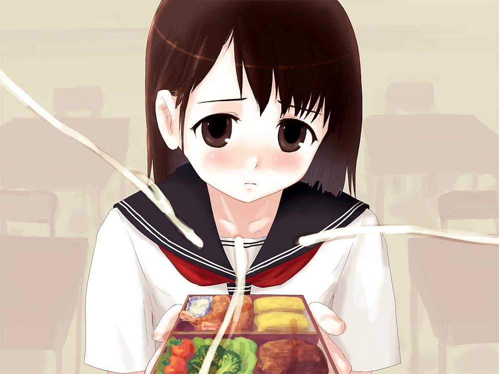 25P Anime Special Eating Food Cum 2