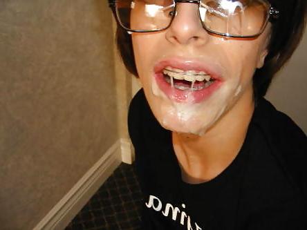 23P Cum on braces (Camaster)