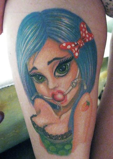 25P Russian punk and tattoed girlfriend - Dasha
