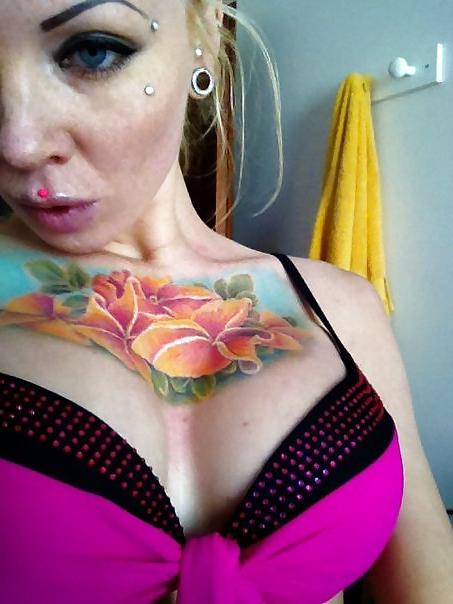 25P Russian punk and tattoed girlfriend - Dasha
