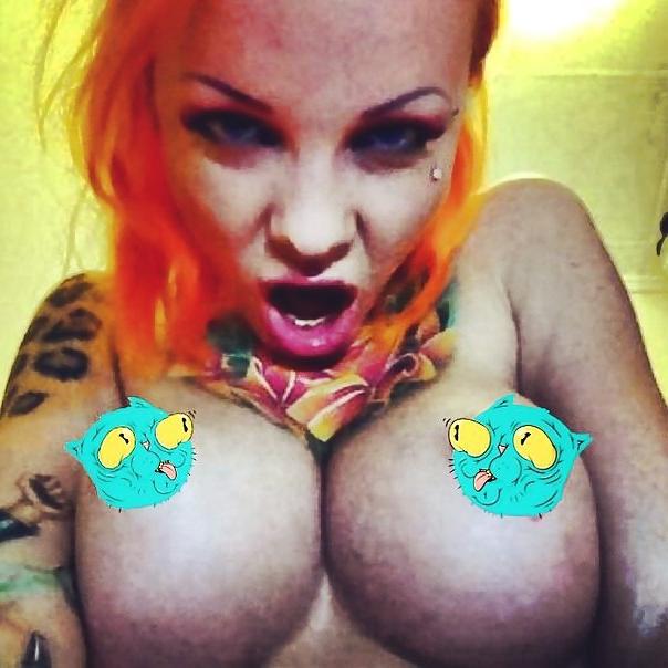 25P Russian punk and tattoed girlfriend - Dasha