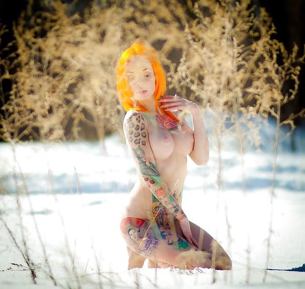 25P Russian punk and tattoed girlfriend - Dasha