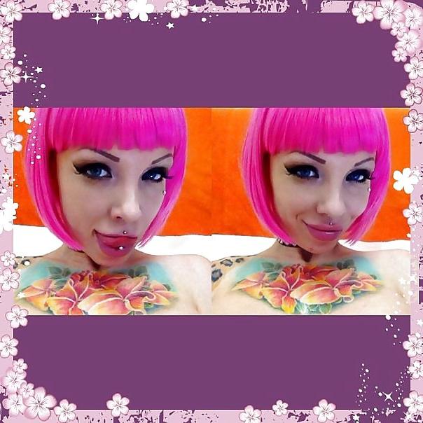 25P Russian punk and tattoed girlfriend - Dasha