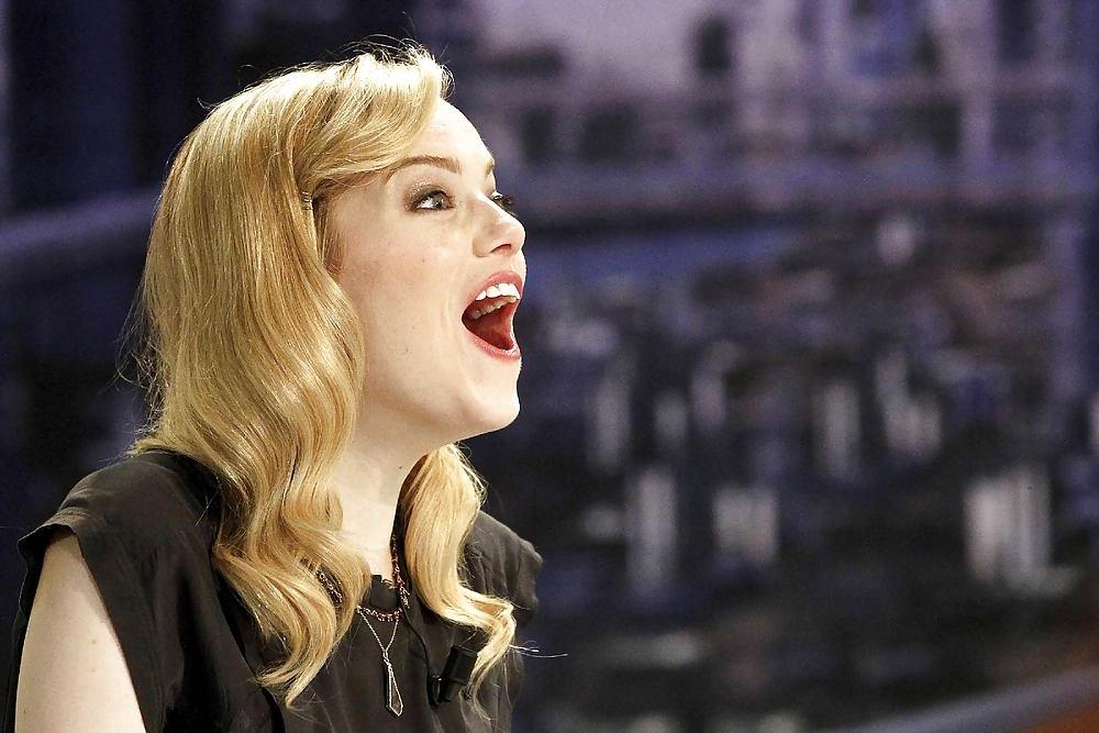 22P Emma Stone (Beautiful Cum Face)