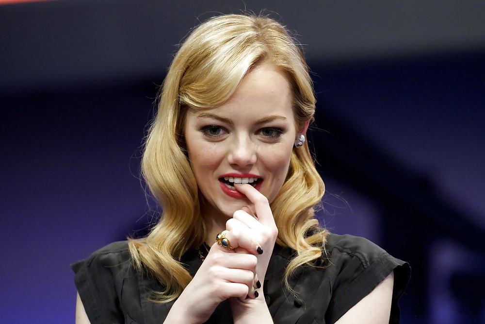 22P Emma Stone (Beautiful Cum Face)