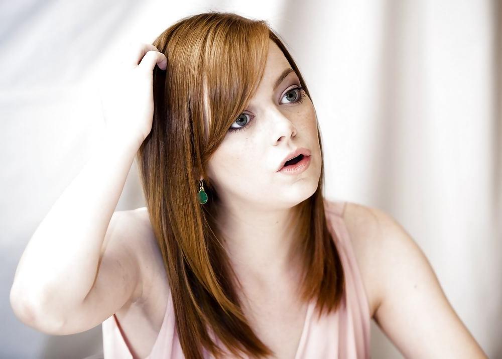 22P Emma Stone (Beautiful Cum Face)