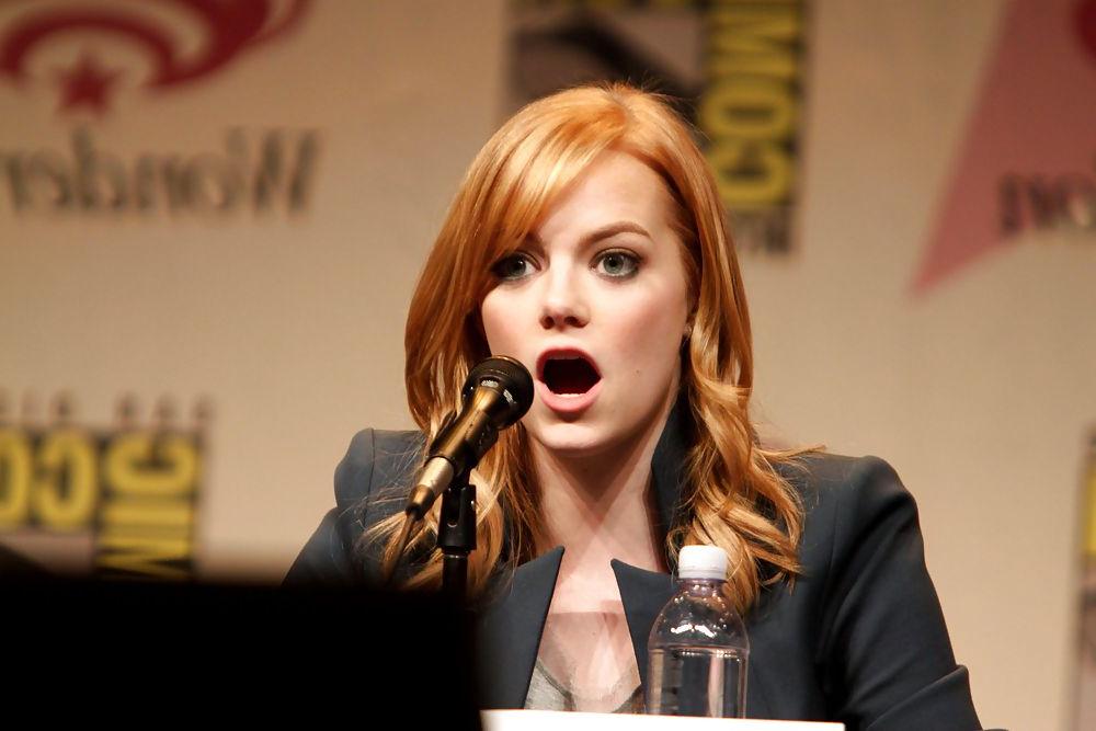 22P Emma Stone (Beautiful Cum Face)