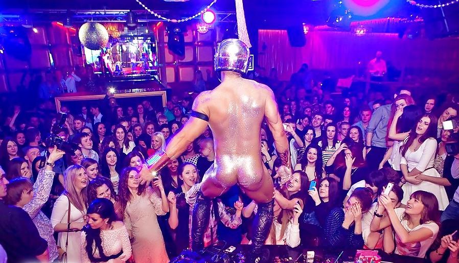 22P Real Stripp Show of Naked DJ (CFNM) III