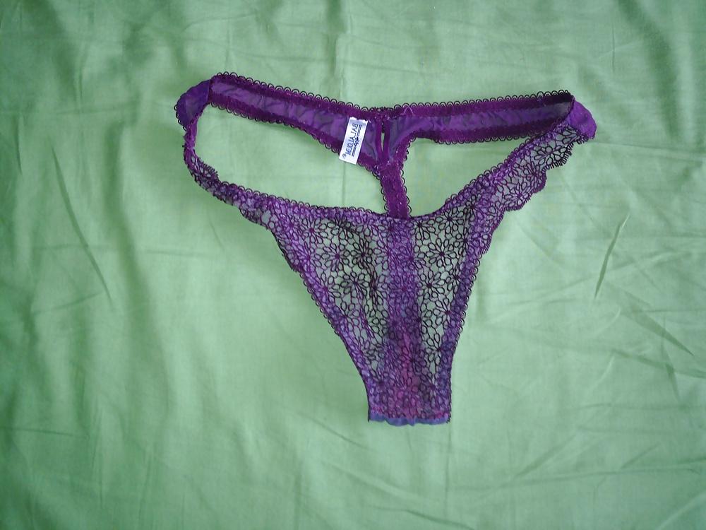 25P Fun with GF's bra and panties